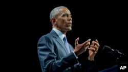 President Barack Obama speaks at the White House Summit on the State of Women, in Washington, June 14, 2016.