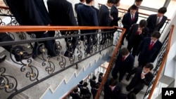 Mahasiswa Pyongyang University of Science and Technology, 5 Oktober 2011. (Foto:dok)