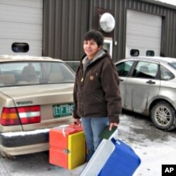 Maryterese Briggs delivers meals - and conversation - to clients three days a week.