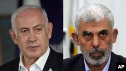 ইসরায়েলের নেতানিয়াহু (বাঁয়ে) এবং হামাস নেতা ইয়াহিয়া সিনওয়ার নিজ নিজ অবস্থানে অনড়।
