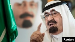FILE - Saudi King Abdullah bin Abdulaziz al-Saud.