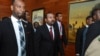 FILE - Ethiopia's Prime Minister Abiy Ahmed, center, arrives for the 33rd African Union Summit in Addis Ababa, Ethiopia, Feb. 9, 2020. On Nov. 4, 2020, Abiy ordered the military to confront the Tigray regional government.