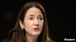 美国国家情报总监埃夫丽尔·海恩斯2023年3月8日出席参议院情报委员会年度安全威胁听证会。