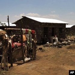New houses built by Habitat for Humanity in Vumilia Eldoret Camp