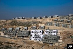 A new housing project is seen in the West Bank settlement of Naale, Jan. 1, 2019.