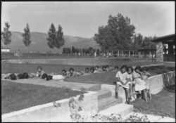 1935 photo shows students at the Carson-Stewart Indian School, in Nevada. The Great Depression saw more Native children in boarding schools than ever before.