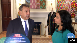 Senator Safoyev "Amerika Ovozi" bilan suhbatda, O'zbekistonning Vashingtondagi elchixonasi, 18-iyul, 2019
