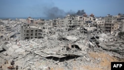 加沙希法医院在以色列军队离开后的景象。（2023年4月1日）