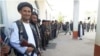Para kombatan Taliban mengikuti proses perdamaian di Afghanistan.