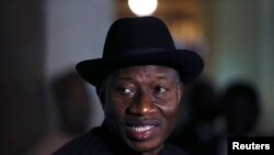 Nigerian President Goodluck Jonathan, May 9, 2014. 