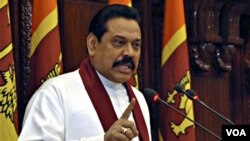 Presiden Mahindra Rajapaksa menolak tuduhan-tuduhan panel PBB soal pelanggaran HAM semasa perang saudara di Srilanka.
