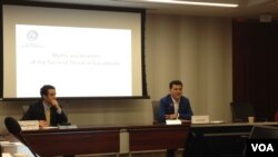 Yerlan Karin, xavfsizlik, aksilterror siyosat bo’yicha mutaxassis; avval prezident Nursulton Nazarboyev ma’muriyatida ichki siyosat bo’yicha mas’ul bo’lgan; prezidentga moyil “Nur Otan” partiyasida strategik rivojlanishga javob bergan.