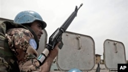 UN peacekeeper in Ivory Coast