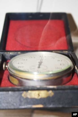 The stopwatch Hugh Tracey used to time his recordings