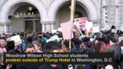 Wilson High School Students Protest Trump