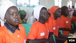 FILE - At a women’s empowerment center in Cameroon’s northern town of Kousseri, a group of women are learning how to sew. (Moki Edwin Kindzeka/VOA)