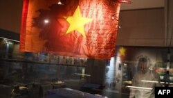 Một gian trưng bày bên trong Bảo tàng Báo chí Việt Nam, ngày 16/07/2020.