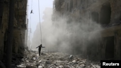 Syria, Russia Bombard Aleppo