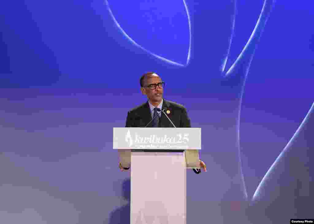 Perezida Paul Kagame w'u Rwanda