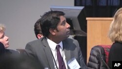 Dr. Madhav Thambisetty of the National Institute of Aging spearheaded a study that uses a blood test to detect levels of a protein in the brain that is thought to be a hallmark of Alzheimer's