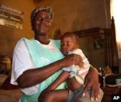 Mkhize says she's trusting in God to keep her and her children, like little Bongamusa, alive