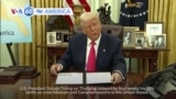VOA60 America - Trump delays tariffs on Mexican, Canadian goods