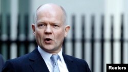 Ngoại trưởng Anh William Hague.