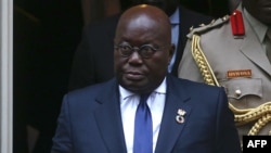 Le président du Ghana, Nana Akufo-Addo, lors d’une visite à Londres , 20 novembre 2017.
