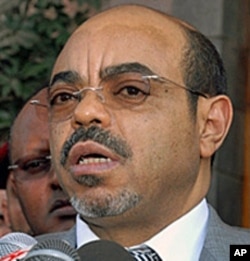 Ethiopian Prime Minister Meles Zenawi (file)
