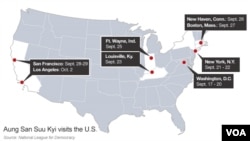 Aung San Suu Kyi's U.S. Visit