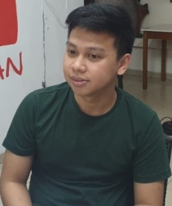 Anggota Tim Advokasi Novel Baswedan Andi Muhammad Rezaldy. (VOA/Sasmito)