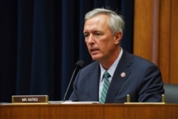 FILE - Rep. John Katko, R-N.Y., speaks on Capitol Hill in Washington, Sept. 20, 2020.