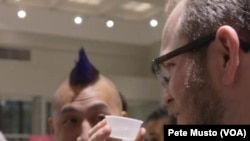 Guests enjoying sake in Washington, DC