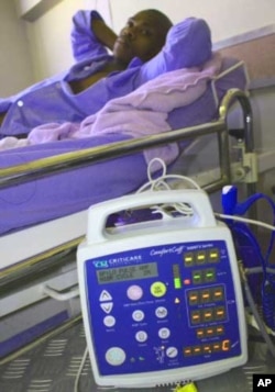 One of Motlhabane’s TB patients in Zithulele Hospital in Oliver Tambo District, South Africa