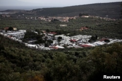 General view shows the Moria camp for refugees and migrants on the island of Lesbos, Greece, Dec. 1, 2017.