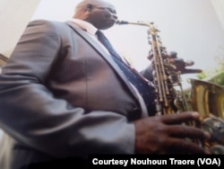 Nouhoun Traore, of the "Echo Del Africa" band.