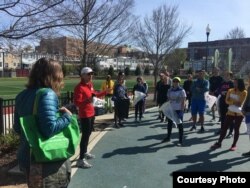 Organizing plogging events encourages more joggers to try it. (Jeff Horowitz)