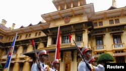 Một tòa nhà của Bộ Ngoại giao Việt Nam ở Hà Nội.