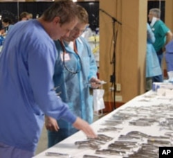 RAM's dentists and doctors volunteer their time at the free clinics.