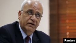 Ketua juru-runding Palestina, Saeb Erekat (foto: dok).
