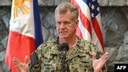 资料照：美军印太司令部司令萨缪尔·帕帕罗。(2024年8月29日）