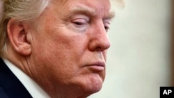 Le président Donald Trump dans le bureau ovale de la Maison Blanche, à Washington, 2 février 2018. 