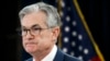 Kepala Federal Reserve, Jerome Powell, dalam sebuah konferensi pers di Washington, 3 Maret 2020. 