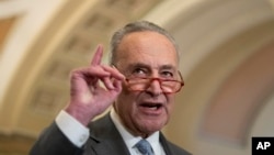 Chuck Schumer, le chef de file de la minorité démocrate au Sénat