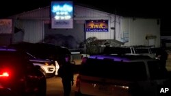 Exterior view of the scene near a shooting Jan. 23, 2023, in Half Moon Bay, California.