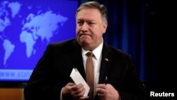 El secretario de Estado de EE.UU., Mike Pompeo, descarta que excenciones al petróleo iraní impacten conversaciones comerciales con China.
