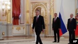 Duta Besar Amerika untuk Rusia, Jon Huntsman di Kremlin, Moskow, Rusia, 3 Oktober 2017. (Foto: dok).