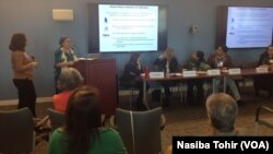 Tojikistonlik Muhabbatxon Mamadaliyeva "Zan va Zamin" nodavlat tashkilotidan. Ayollarga fermerlikni, suvdan unumli foydalanishni o'rgatadi