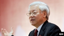 Tổng bí thư Đảng Cộng sản Việt Nam Nguyễn Phú Trọng.