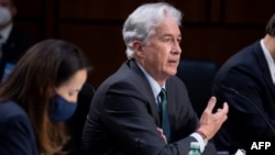 Direktur CIA, William J. Burns di Gedung Capitol, Washington, D.C., 14 April 2021. (SAUL LOEB / POOL / AFP)